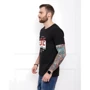 Футболка ISSA PLUS GN4-34 S черная с принтом: Вид Футболки
