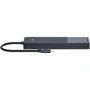 Адаптер Rapoo Adapter UCM-2002 USB-C to USB-C+USB2.0+2xUSB3.0+2xHDMI+DisplayPort+SD+RJ45+3.5mm Black: Додаткові роз'єми Ethernet, 3.5mm Headphone, SD+TF Card, DisplayPort, HDMI, USB OTG, USB-C