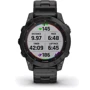 Смарт-часы Garmin Fenix 7 Sapphire Solar Carbon Grey DLC Titanium with Carbon Grey DLC Vented Titanium Band (010-02540-39): Цвет ремешка серый
