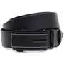 Чоловічий ремінь Borsa Leather чорний (125v1genav37-black)