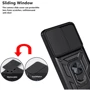 Чехол для телефонов Mobile Case Camshield Serge Ring Black for Xiaomi 12T / 12T Pro: Материал TPU (термополиуретан) и поликарбонат