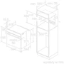 Духова шафа електрична Bosch HBA334YS0: Об'єм, л 71