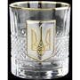 Набор для виски Boss Crystal Гербовий с трезубцем 5 предметов, серебро, золото, хрусталь (BCR5GTGLD) фото 2