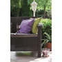 Софа Allibert Corfu love seat max коричневая (3253929120770): Длина, см 70