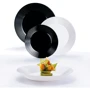 Столовий сервіз Luminarc Harena Black & White 18 пр. (N1518)