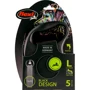 Поводок-рулетка Flexi Black Design L до 50 кг 5 м черный (4000498034101): Тип шнура Лента