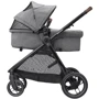 Коляска MAXI-COSI ZELIA S TRIO Grey (Black Frame/Brown Leather + CabrioFix S i-Size + сумка) (1996911110): Тип коляски Универсальная коляска (3-в-1)
