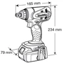 Гайковерт аккумуляторный Makita BTW250RFE: Тип инструмента ударный