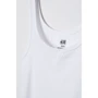 Майка H&M 5001336 146-152 см белая: Тип Майки