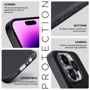 Чехол для телефонов ArmorStandart Matte Slim Fit Camera cover Black for Tecno Pova 6 Neo (LI6) (ARM78192): Материал TPU (термополиуретан)