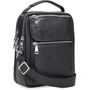 Мужская сумка через плечо Ricco Grande черная (K16353-black): Фактура Матовая, Зернистая