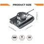Коллекционная модель-конструктор Metal Time Ponderous Panzer Heavy Tank Тигр (MT020) фото 6