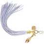 Анальная пробка LOCKINK Sevanda White Pony-Tail Anal Rose-shape Plug