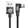 Кабель Baseus USB Cable to microUSB MVP Elbow 1.5A 2m Black (CAMMVP-B01)