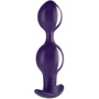 Анальні кульки Fun Factory B BALLS white - dark violet