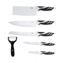 Набір кухонних ножів Набір ножів Cecotec 6 Pro Set White