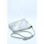 Женская сумка через плечо ARTiS Bags серебряная (1764 4924): Фактура Плетеная, Зернистая, Матовая