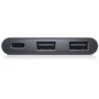 Адаптер Dell Adapter USB-C to 2хUSB+USB-C with Power Deliver Black (470-AEGX): Дополнительные разъемы USB-C, USB OTG
