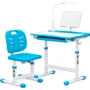 Комплект мебели Evo-kids стул+стол+полка+лампа (Evo-17 BL Ergo): Ширина столешницы, см 66