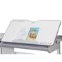 Детский стол Mealux Hamilton Multicolor BL Lite (BD-680 W/G MC + BL Lite): Особенности Регулировка высоты, Регулировка угла наклона столешницы
