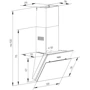 Вытяжка Pyramida NR-MG 60 (1000) M BL: Тип воздухоочистителя Отвод