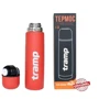 Термос Tramp Basic 1 л красный (UTRC-113-red): Материал корпуса Нержавеющая сталь / Пластик / Силикон