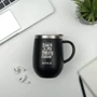 Термокухоль Kite Black is my happy color 360 мл чорна (k22-378-01-2): Матеріал корпусу Сталь