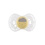 Пустушка Nuvita 7084 Air55 Cool Love ортодонтична 6m+ жовто-сіра (NV7084SC)