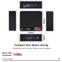 Персональный компьютер (ПК) Beelink SER5 Pro 16/500Gb, Ryzen 7 5800H, Windows 11 Pro (9Y.EU2890830A20): Оптический привод отсутствует
