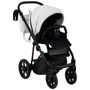 Коляска 2 в 1 Bair Infinity шкіра 100% BI-2300-AMO white (білий): Матеріал коліс резина