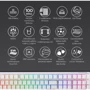 Клавиатура Ducky One 3 Cherry MX Speed Silver RGB White UA (DKON2108ST-PUAPXPWWWSC1): Дополнительно украинская раскладка, подсветка клавиш