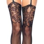 Чулки с ажурным верхом Leg Avenue, O/S