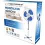 Вентилятор Esperanza EHF001WB Hurricane white/blue 16'': Количество скоростей 3