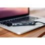 Адаптер Canyon Adapter DS-15 USB-C to 3xUSB3.0+HDMI+RJ45+USB-C+SD+microSD (CNS-TDS15): Інтерфейс підключення USB-C