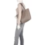 Женская сумка тоут Guess Alby Toggle Tote Ltl-Latte Logo светло-коричневая (HWSS7455230-LTL): Материал Искусственная кожа