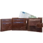 Чоловіче портмоне Buffalo Wild коричневе (DNKN992L-MVTB-brown): Формат гаманця вертикальний