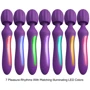 Kama Sutra Bhangra Full Body Massager - унивесальный вибромассажер со сменными насадками, фиолетовый