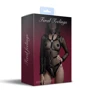Сбруя с цепью и фиксаторами Feral Feelings Harness with Cuffs Black
