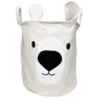 Корзина для игрушек и белья Mega Zayka Медведь кремовый (№1003)