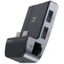 Адаптер Baseus Adapter Dual USB-C to 2хUSB + RJ45 + HDMI + 3.5mm Space Gray (CAHUB-AJ0G): Додаткові роз'єми 3.5mm Headphone, HDMI, Ethernet