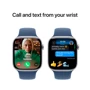 Apple Watch Series 10 46mm GPS Silver Aluminum Case with Denim Sport Band - M/L (MWWM3QH/A) UA фото 8