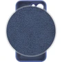 Чехол для iPhone Mobile Case Silicone Case Full Camera Protective Deep Navy for iPhone 15 Pro Max: Материалы Силикон