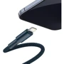 Кабель Baseus Cable USB-C to Lightning PD High Density Braided 20W 2m Blue (CATLGD-A03) фото 3