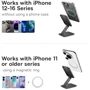 Держатель Baseus Car Holder VX1 Magnetic Black (C40169007123-00) for Apple iPhone 16 I 15 I 14 I 13 I 12 series фото 11
