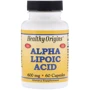 Healthy Origins Alpha Lipoic Acid 600 mg 60 caps