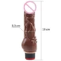 Вибратор CHISA 7.8” Vibe Cock - Brown, 291647