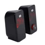 Акустична система Redragon Stentor 6W USB Black (77600): Матеріал корпусу пластик