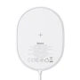 Зарядное устройство Baseus Wireless Charger MagSafe Light Magnetic 15W White (WXQJ-02) for iPhone 16 I 15 I 14 I 13 I 12 series: Количество USB-портов нет