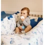 Постельный комплект 6 эл. Twins Dolce Insta 3 4075-DI3DR-09, Дракончик, синий: Размер для кроваток 120x60см