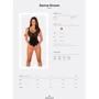 Кружевное боди Obsessive Donna Dream crotchless teddy XS/S Black